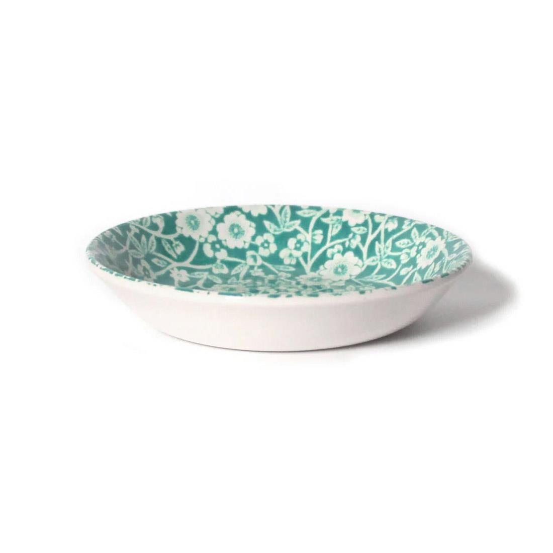 Burleigh Teal Calico Butter Pat